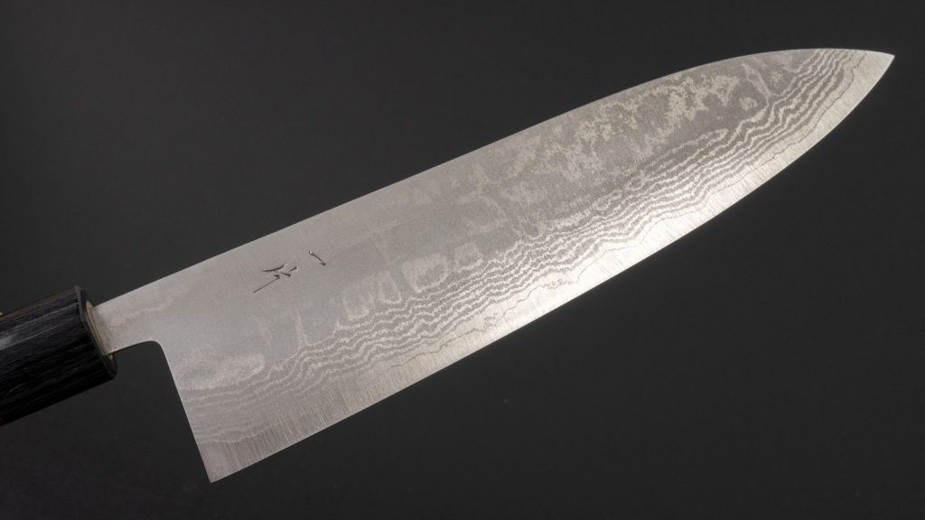 Setsu Forged VG-10 Damascus Gyuto 210mm Rosewood Handle - Kamimoto