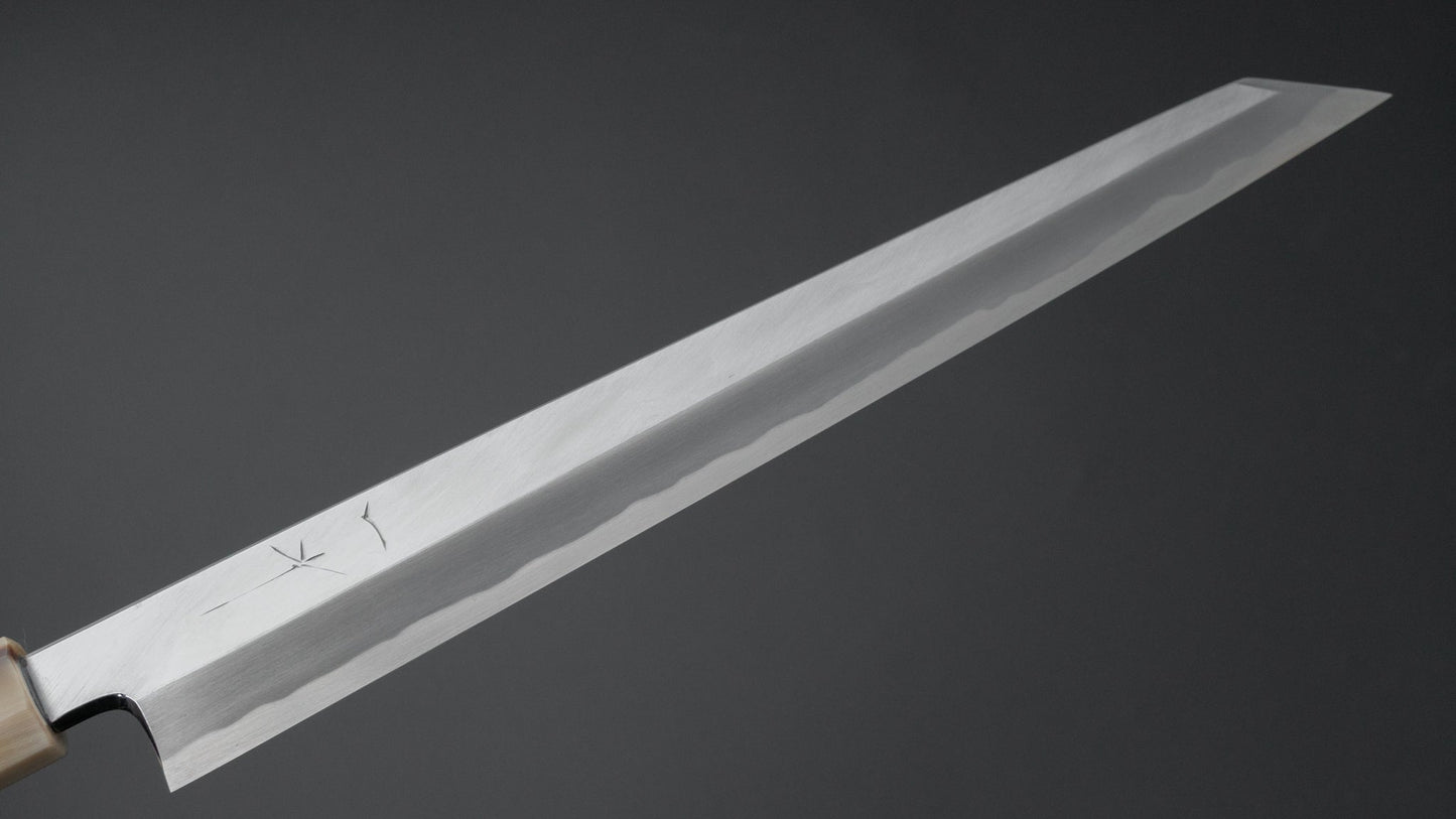 Tanaka Mosuke Blue #1 Kiritsuke Yanagiba 270mm Ebony Handle (Saya) - Kamimoto