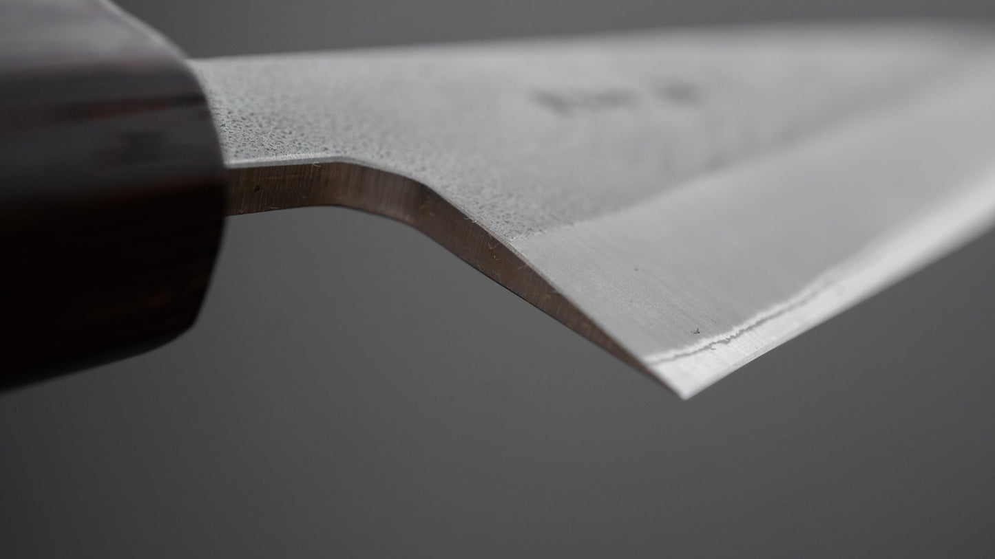 TD Blue #2 Stainless Clad Kurouchi Gyuto 165mm Padauk Handle - Kamimoto
