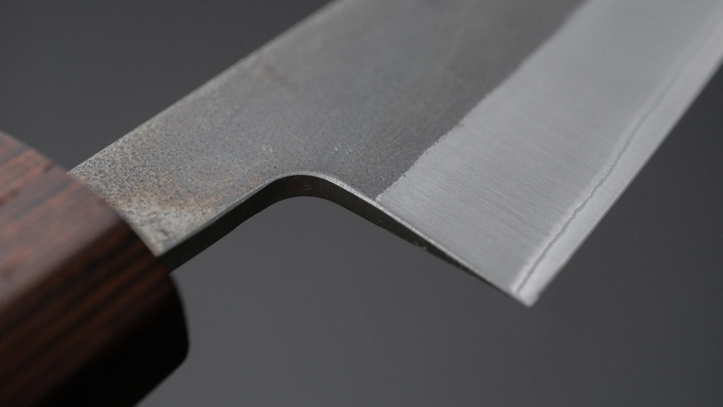 TD Blue #2 Stainless Clad Kurouchi Gyuto 165mm Padauk Handle - Kamimoto