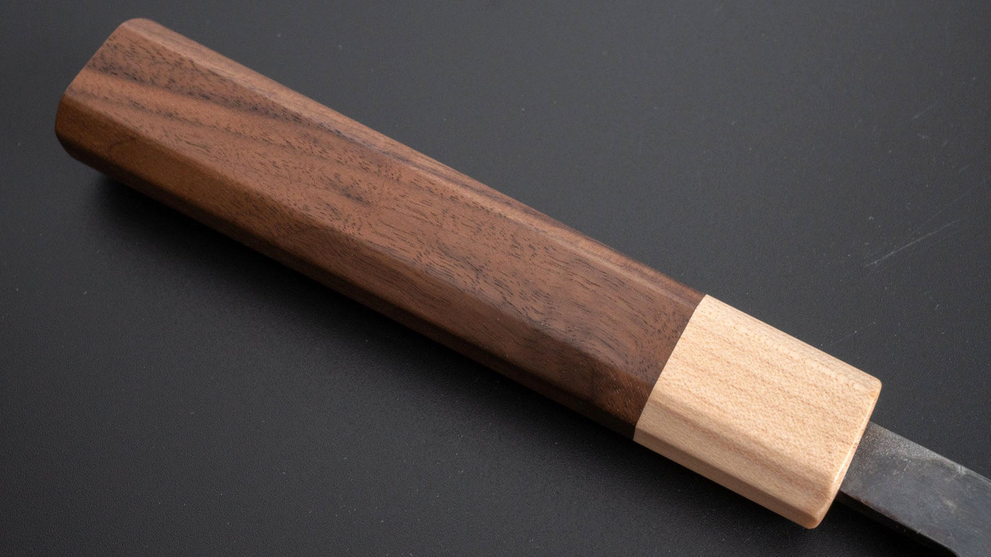 TD Blue #2 Stainless Clad Kurouchi Gyuto 210mm Walnut Handle - Kamimoto