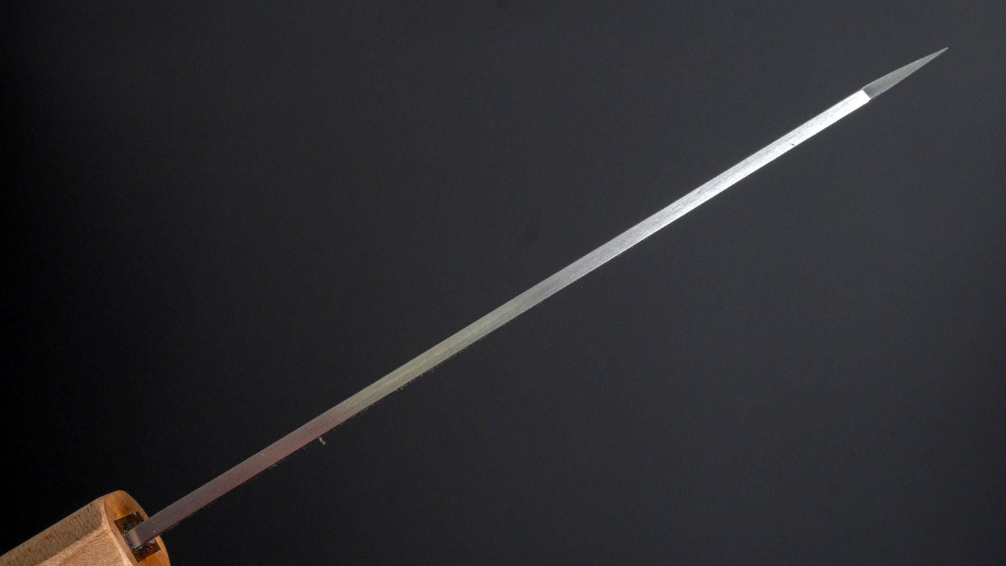 TD Blue #2 Stainless Clad Kurouchi Honesuki Kaku 150mm Walnut Handle - Kamimoto