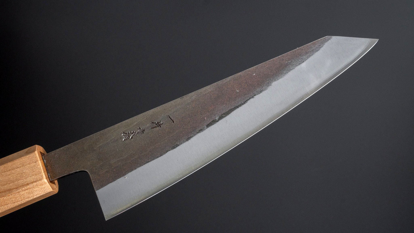 TD Blue #2 Stainless Clad Kurouchi Honesuki Kaku 150mm Walnut Handle - Kamimoto