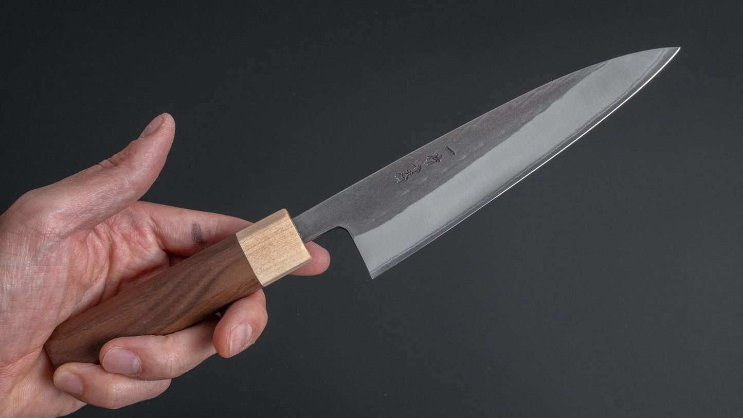 TD Blue #2 Stainless Clad Kurouchi Petty 150mm - Kamimoto