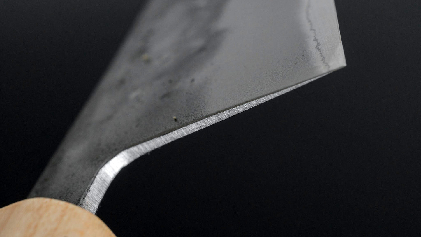 TD Blue #2 Stainless Clad Nashiji Santoku 165mm Walnut Handle - Kamimoto