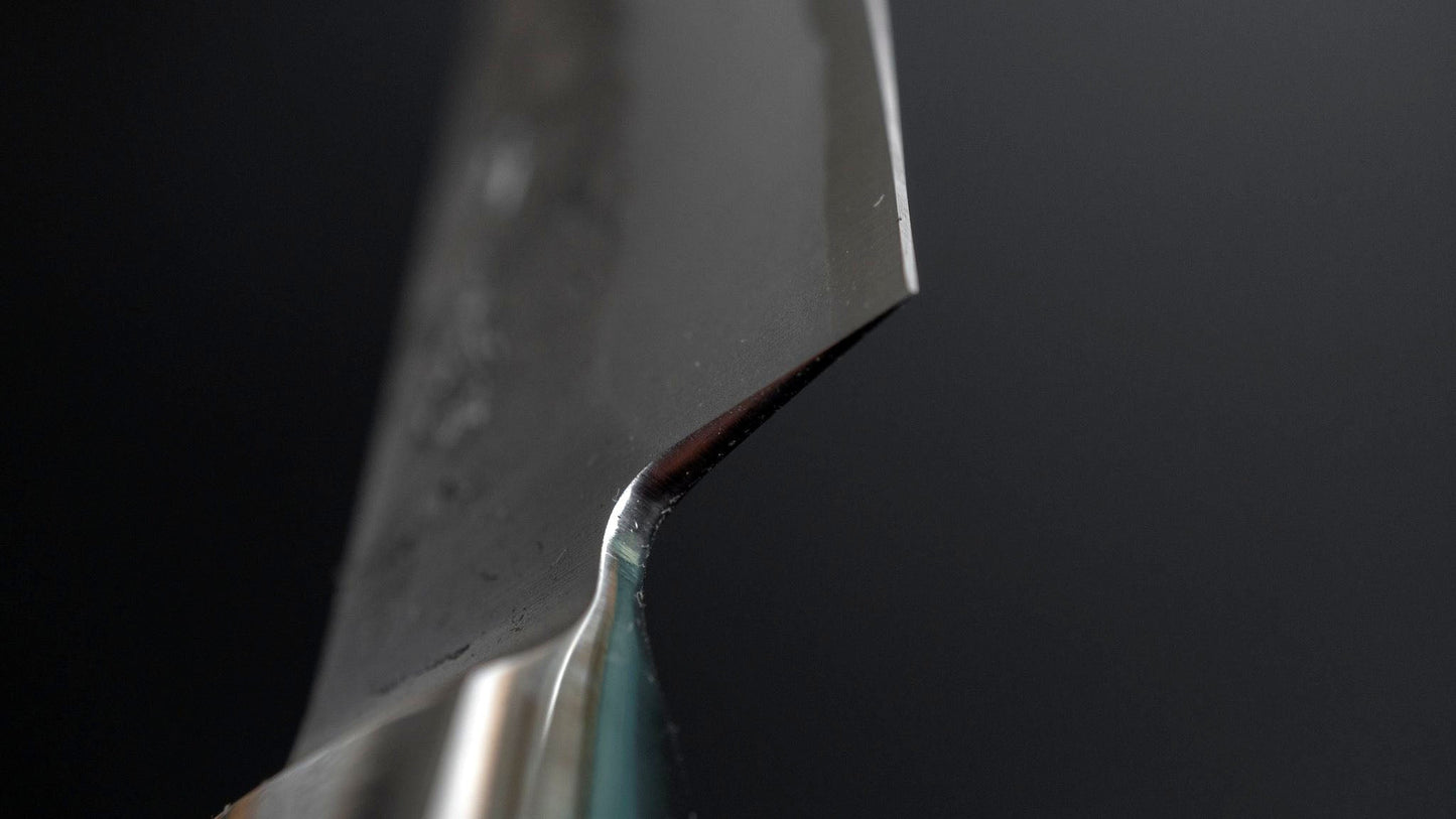 TD Blue #2 Stainless Clad Nashiji Yo Paring 90mm Walnut Handle - Kamimoto