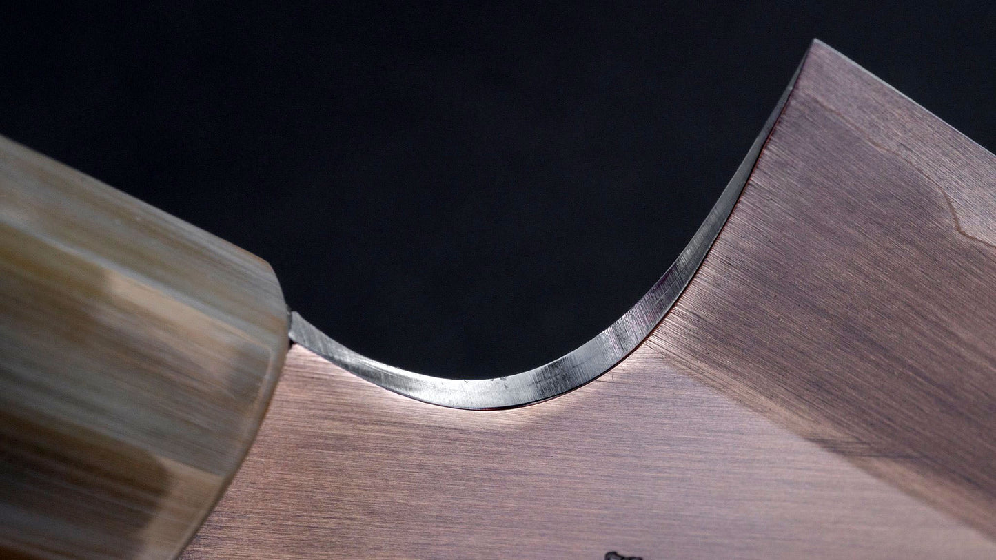 Togashi Blue #1 Stainless Clad Gyuto 240mm Ziricote Handle - Kamimoto
