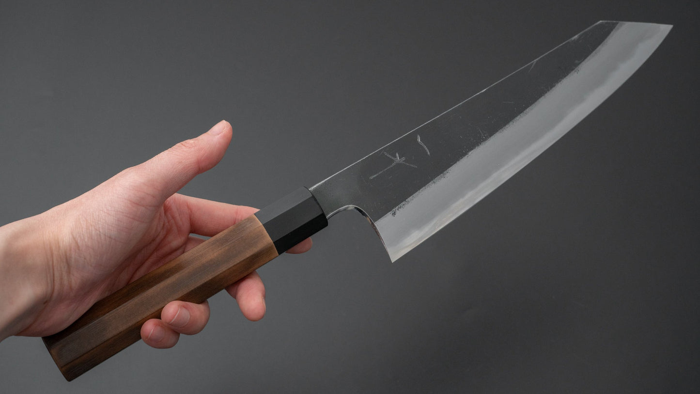 Togashi Blue #2 Kurouchi Kiritsuke Gyuto 240mm Burnt Yakusugi Handle - Kamimoto