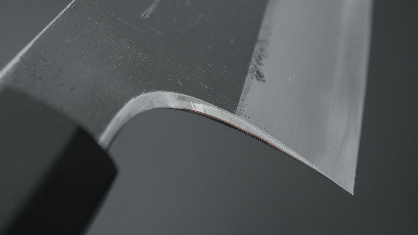 Togashi Blue #2 Kurouchi Kiritsuke Gyuto 240mm Burnt Yakusugi Handle - Kamimoto