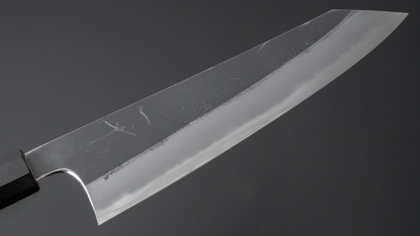 Togashi Blue #2 Kurouchi Kiritsuke Gyuto 240mm Burnt Yakusugi Handle - Kamimoto