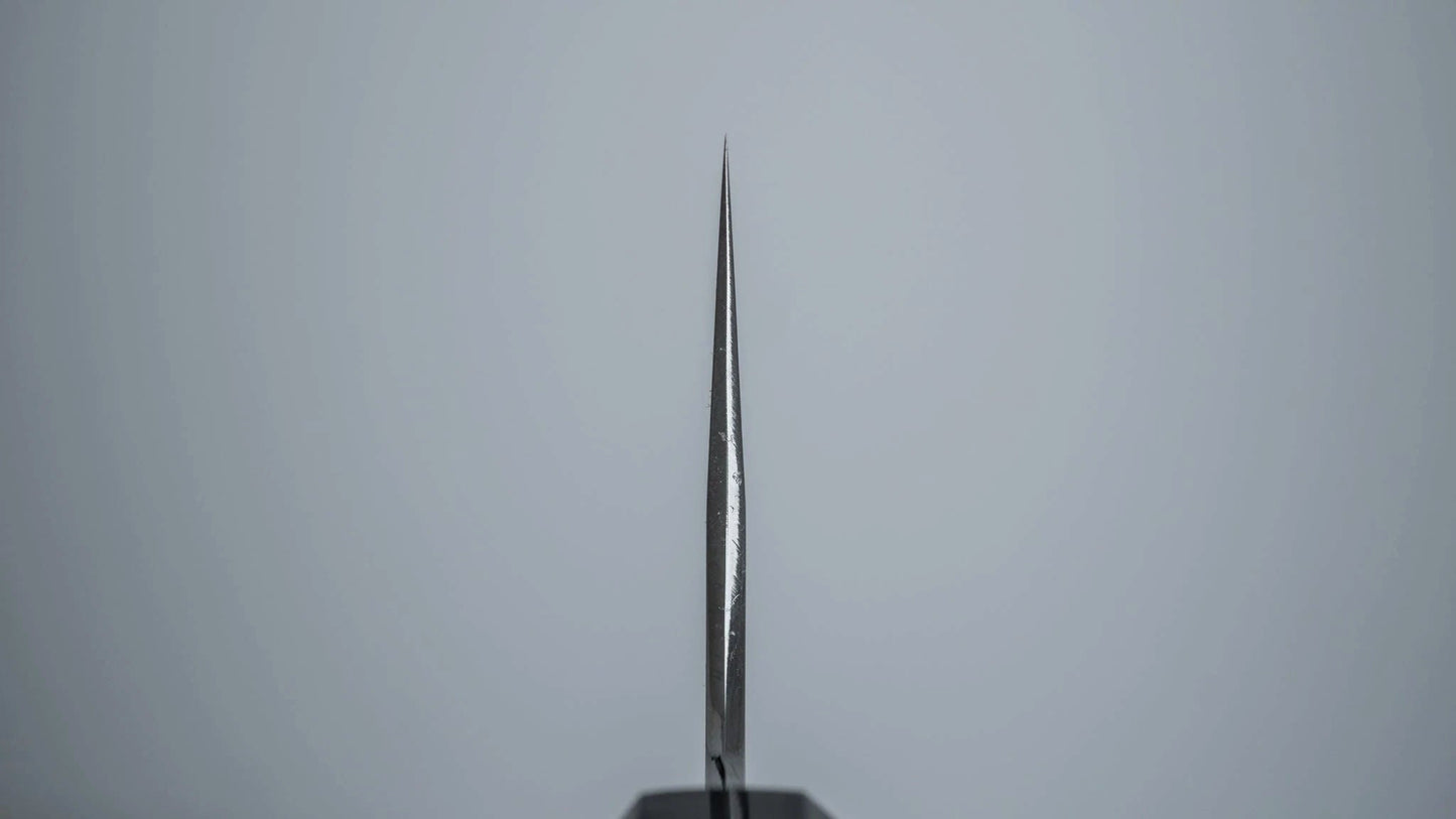 Togashi White #1 Stainless Clad Bunka 180mm Ho Wood Handle - Kamimoto