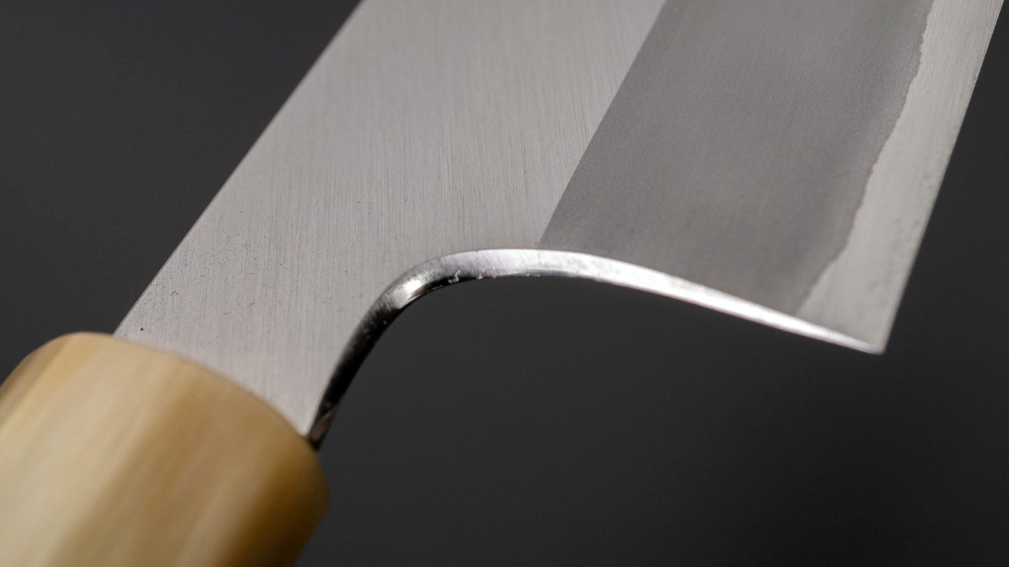 Togashi White #1 Stainless Clad Kiritsuke Gyuto 240mm Taihei Rosewood Handle (Saya) - Kamimoto