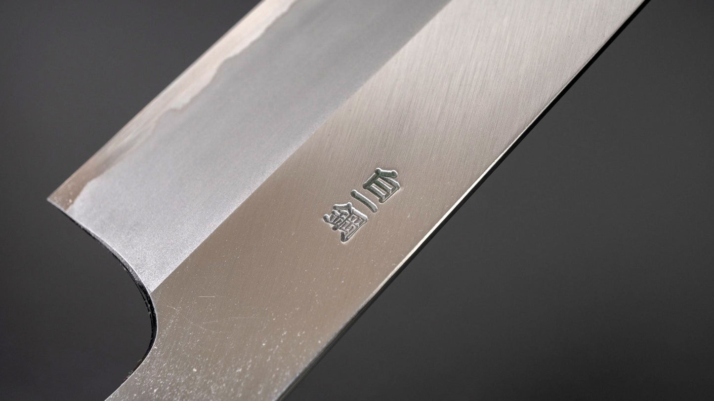 Togashi White #1 Stainless Clad Kiritsuke Gyuto 240mm Taihei Rosewood Handle (Saya) - Kamimoto