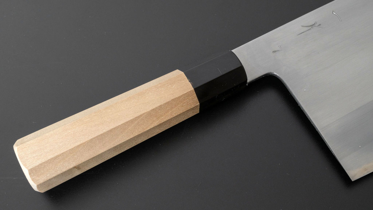 Togashi White #2 Chinese Cleaver 220mm Ho Wood Handle (#7) - Kamimoto