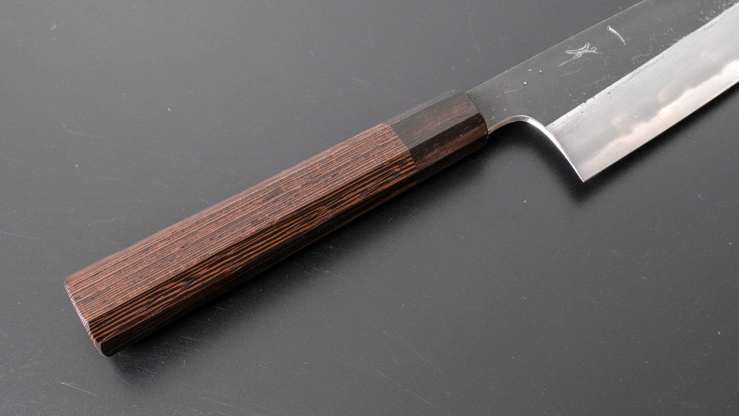 Togashi White #2 Kurouchi Kiritsuke Gyuto 210mm Tagayasan Handle - Kamimoto