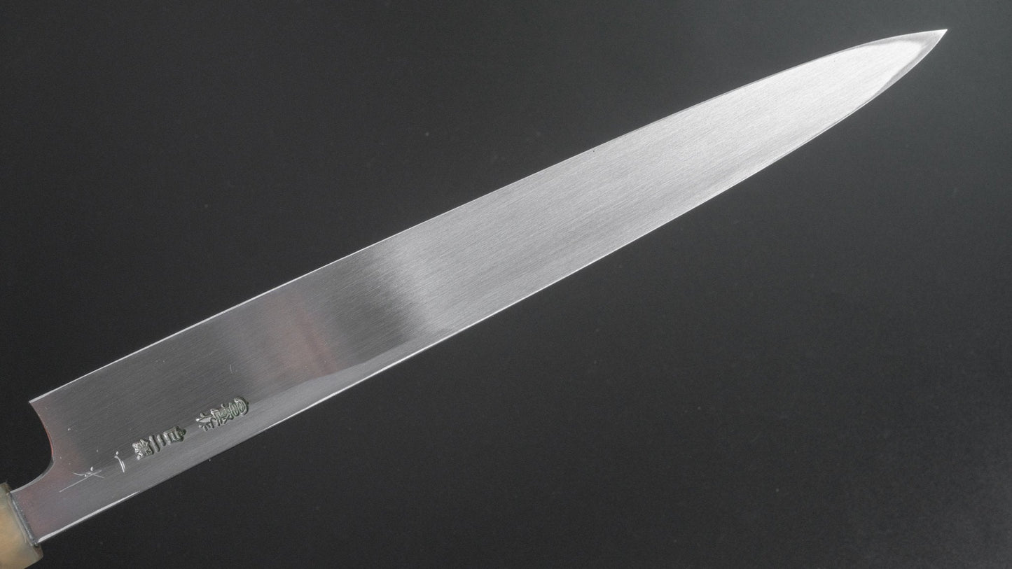 Togashi White #2 Tachi Yanagiba 300mm Ebony Handle (Saya) - Kamimoto