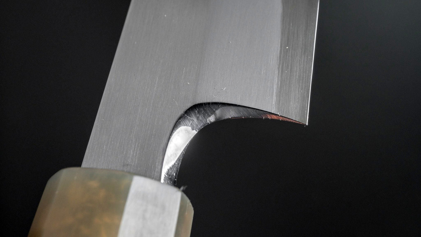 Togashi White #2 Tachi Yanagiba 300mm Ebony Handle (Saya) - Kamimoto
