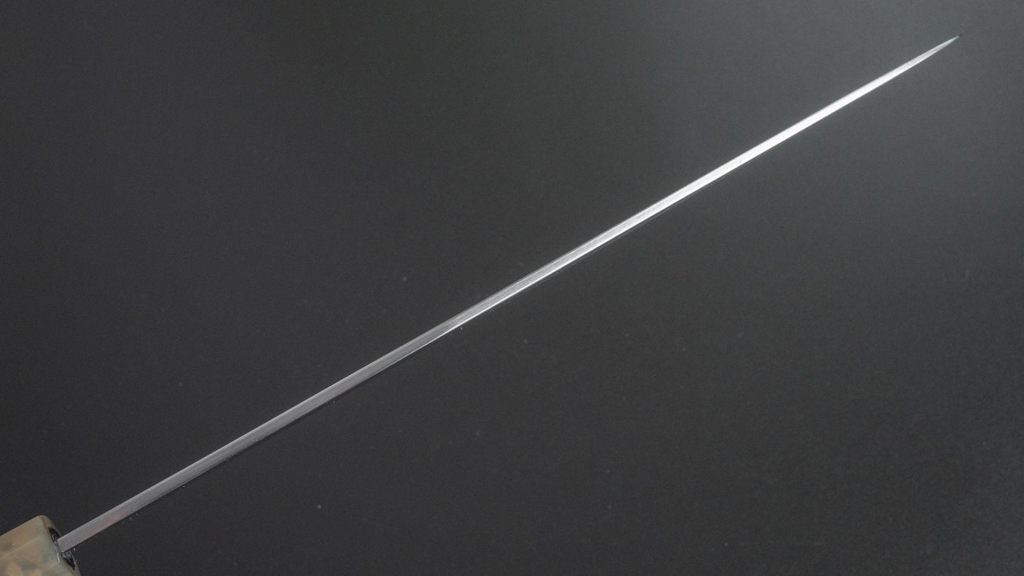 Togashi White #2 Tachi Yanagiba 300mm Ebony Handle (Saya) - Kamimoto