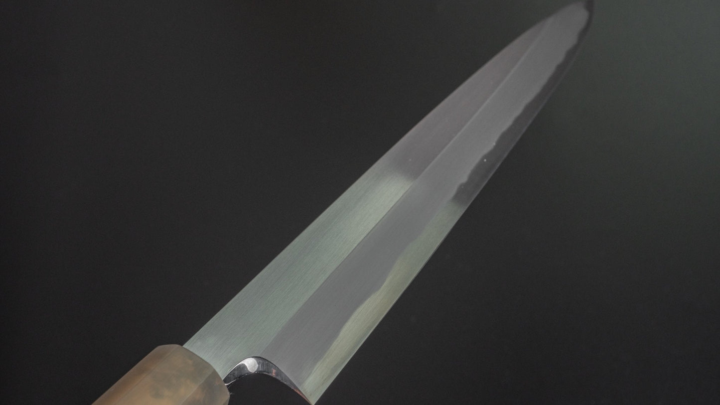 Togashi White #2 Tachi Yanagiba 300mm Ebony Handle (Saya) - Kamimoto