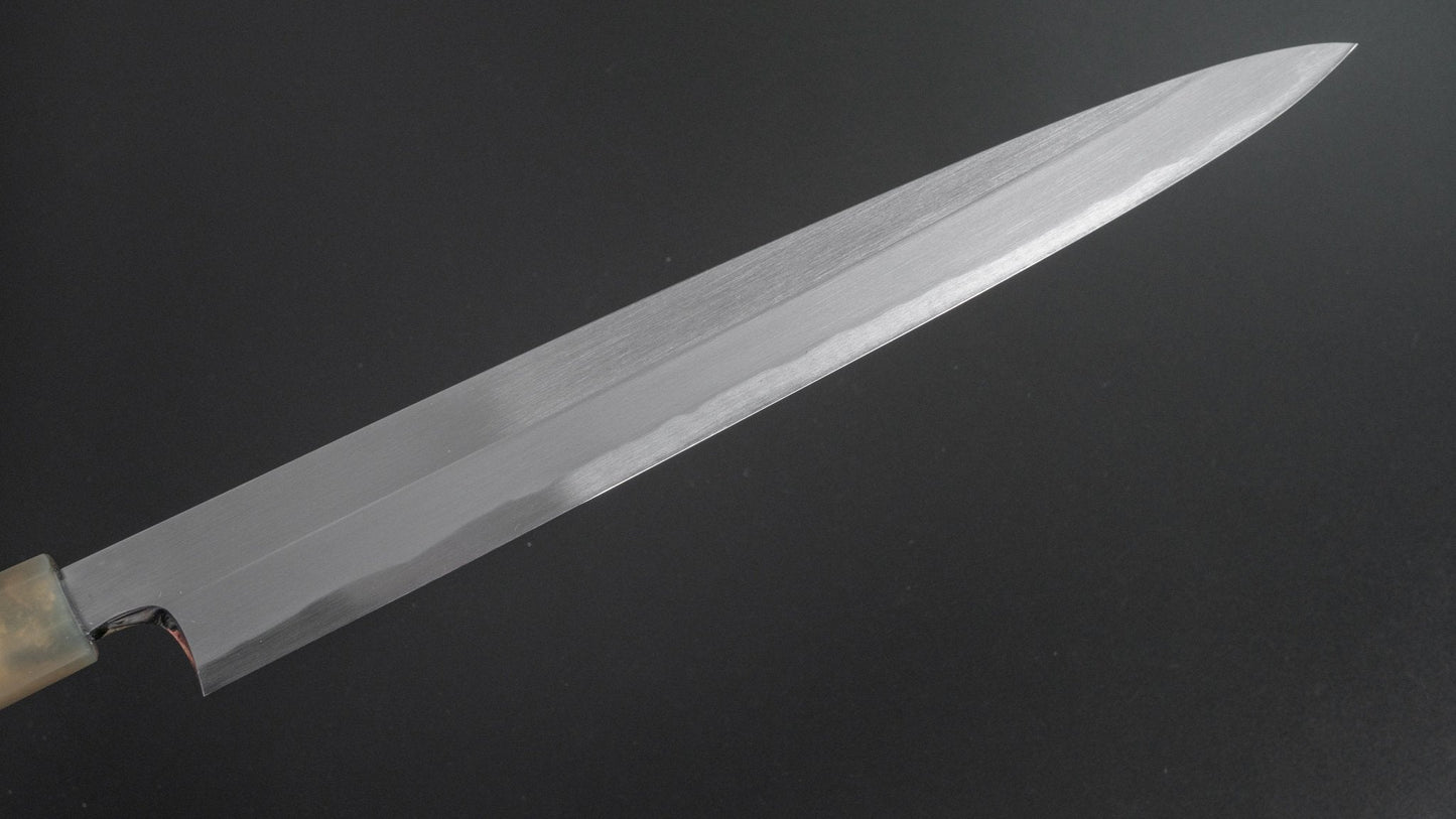 Togashi White #2 Tachi Yanagiba 300mm Ebony Handle (Saya) - Kamimoto