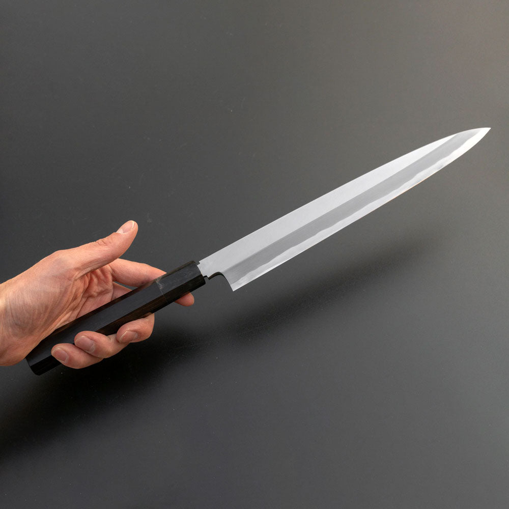 Togashi White #2 Yanagiba 270mm Ebony Handle (Saya) - Kamimoto