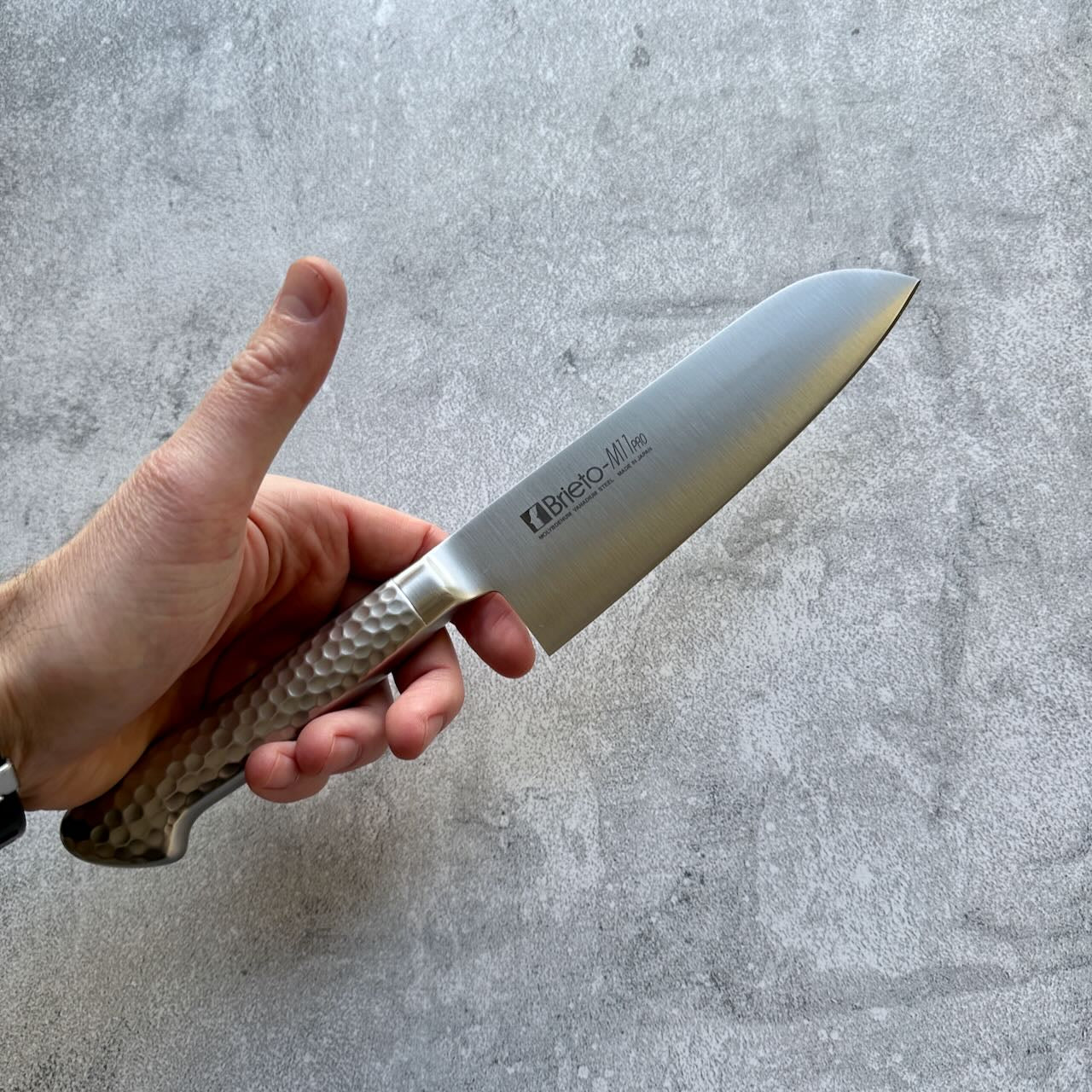 Brieto M11 Pro Santoku 160mm Stainless Steel - Kataoka - Kamimoto