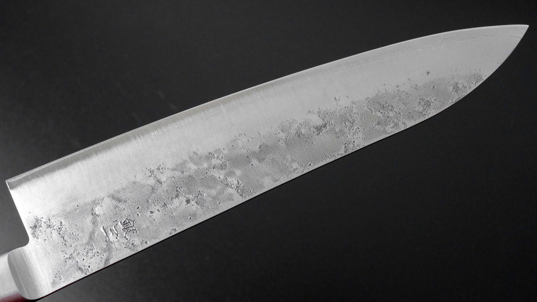 Futana S3 Nashiji Gyuto 210mm Pakka Handle (Yo) - Kamimoto EU