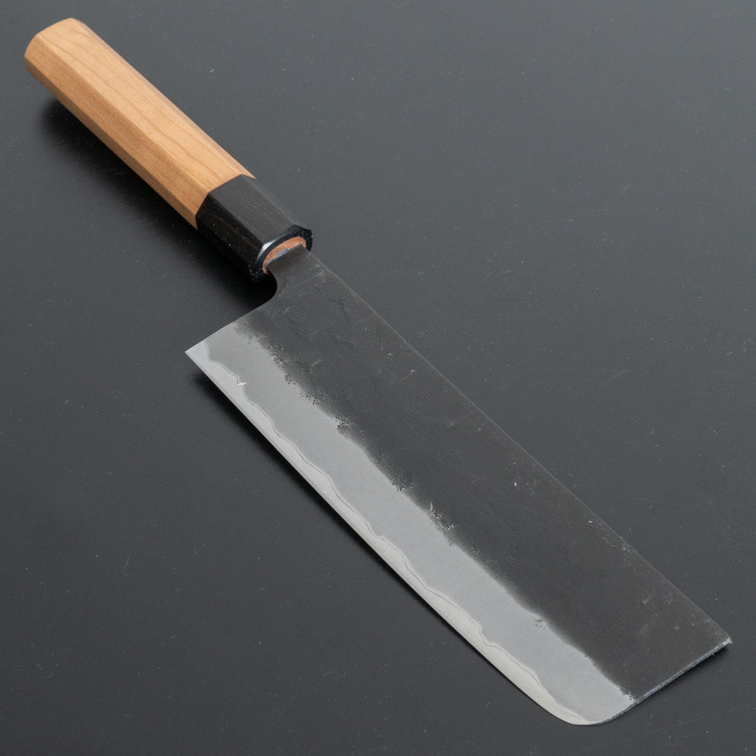 Futana SB Kuro Nashiji Nakiri 165mm Cherry Wood Handle - Kamimoto EU