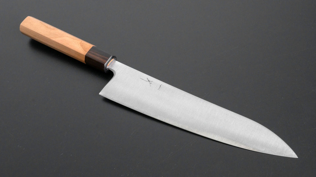 Futana SB Migaki Gyuto 210mm Cherry Wood Handle - Kamimoto EU