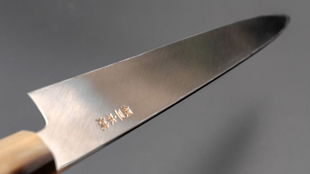 Ginsan Honyaki Yanagiba 300mm Ebony Handle (Saya) - Kamimoto EU