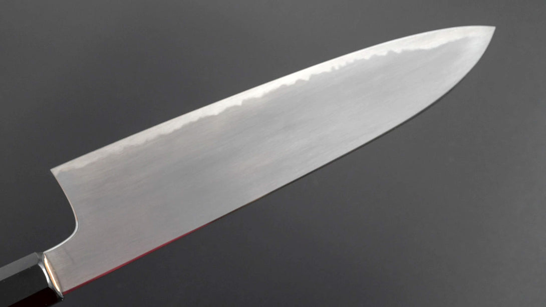 Gorobei Rikichi White #2 Kasumi Gyuto 210mm Ho Wood Handle - Kamimoto EU