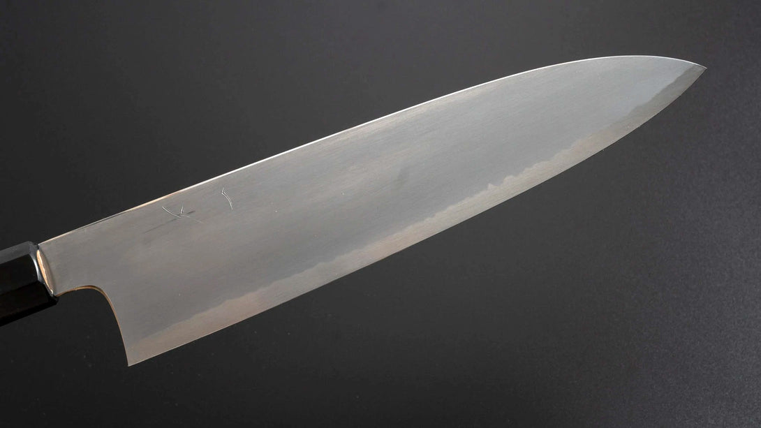 Gorobei Rikichi White #2 Kasumi Gyuto 240mm Ho Wood Handle - Kamimoto EU