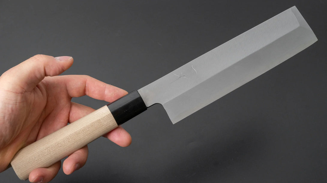 Gorobei White #3 Usuba Ho Wood Handle - Kamimoto EU