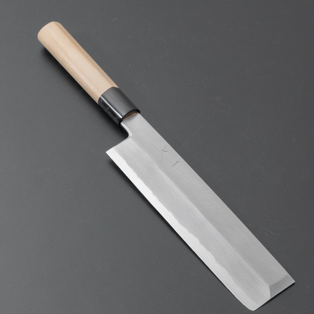 Kikuchiyo Manzo White #3 Usuba 210mm Ho Wood Handle (D-Shape) - Kamimoto EU