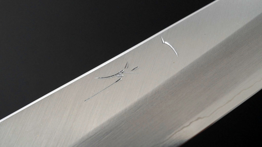 Kikuchiyo Rikichi Silver #3 Migaki Petty 150mm Tagayasan Handle - Kamimoto EU