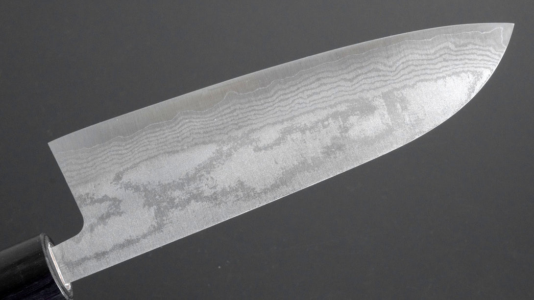 Setsu Forged VG-10 Damascus Santoku 165mm Rosewood Handle - Kamimoto EU