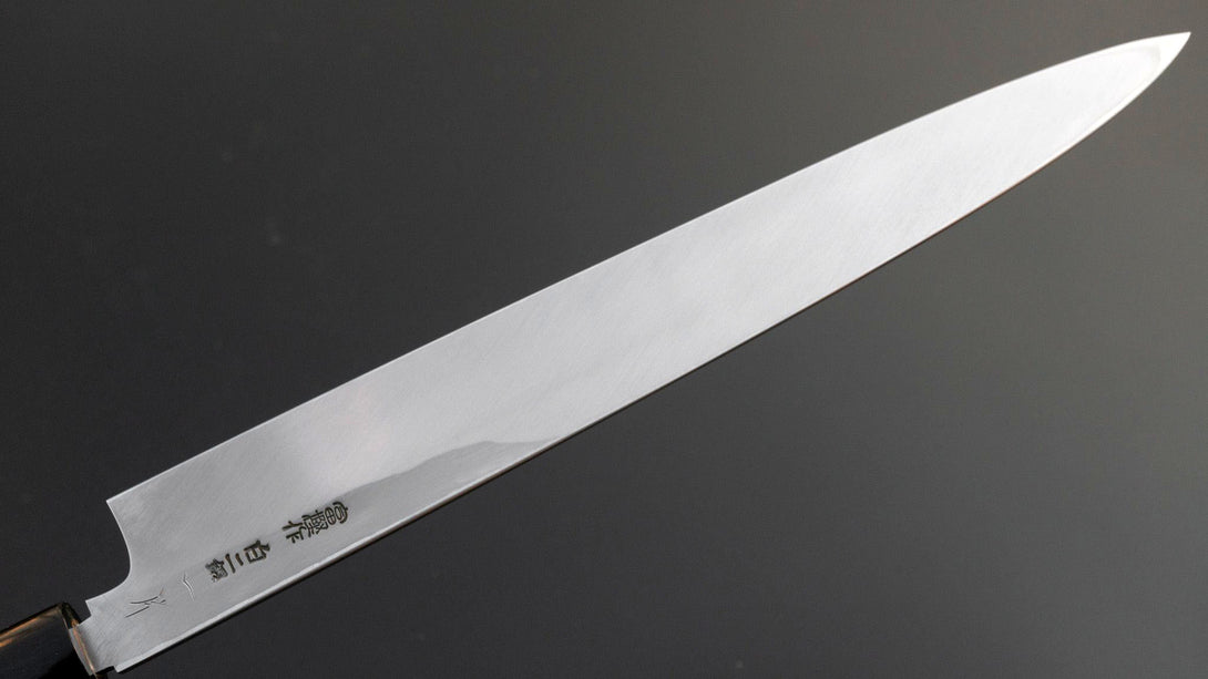 Togashi White #2 Yanagiba 300mm Ho Wood Handle (Saya) - Kamimoto EU