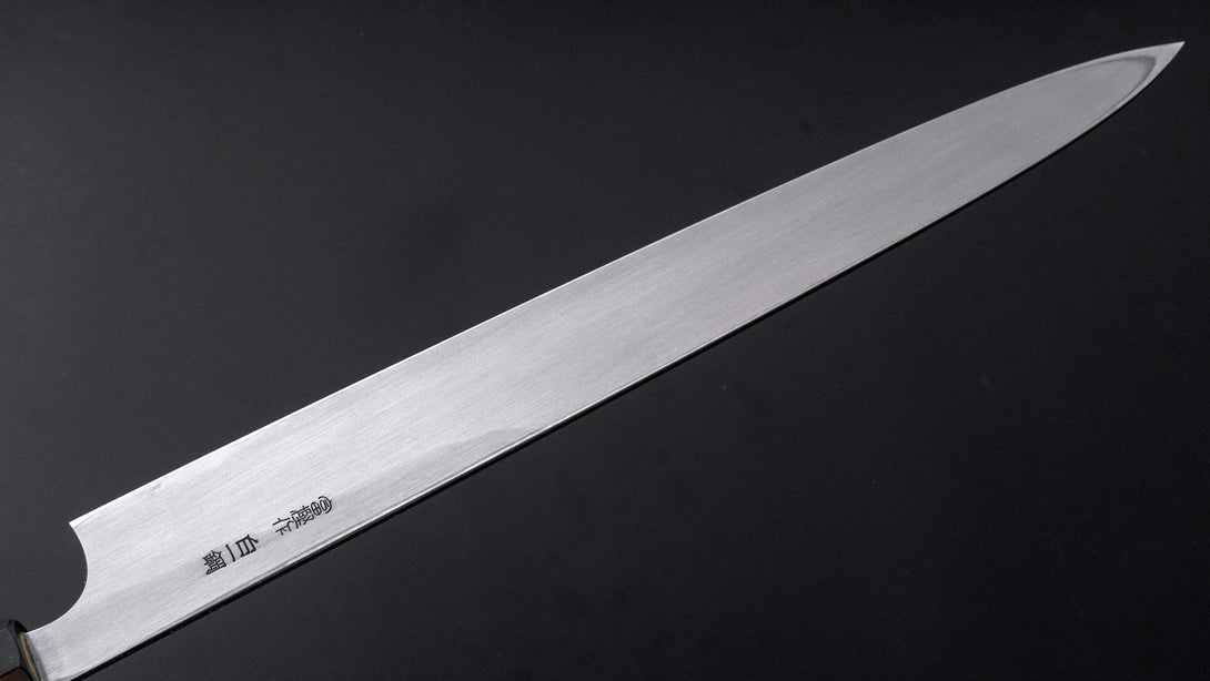 Togashi White #1 Tachi Yanagiba 300mm Ho Wood Handle (Saya) - Kamimoto EU