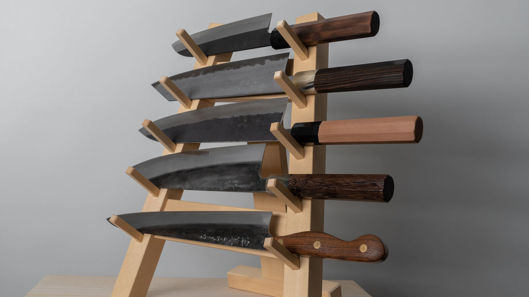 Japanese Wooden Knife Rack - Kamimoto EU