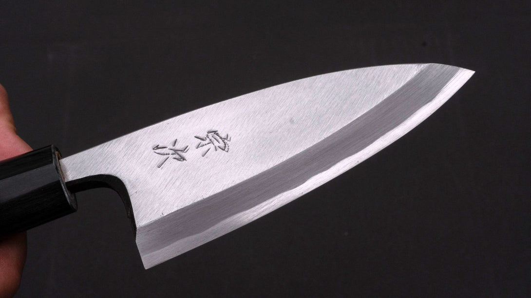 Morihei Munetsugu White #2 Deba 105mm Ho Wood Handle - Kamimoto EU