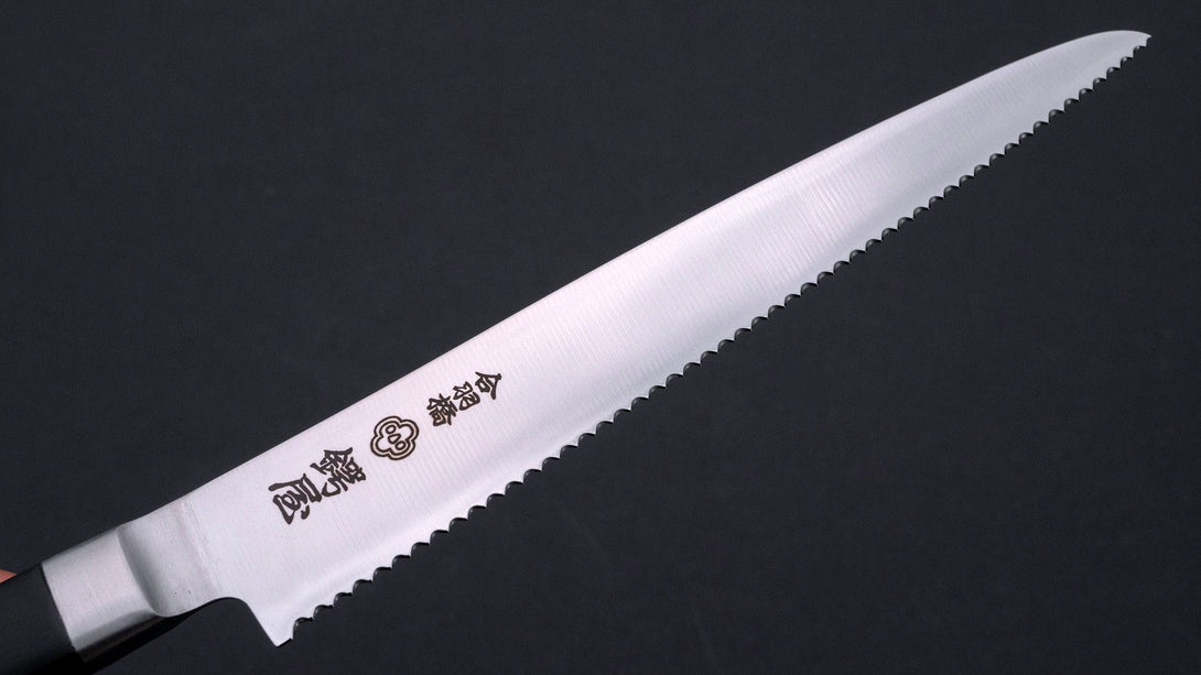 Tsubaya Bread Knife 210mm Pakka Handle - Kamimoto EU