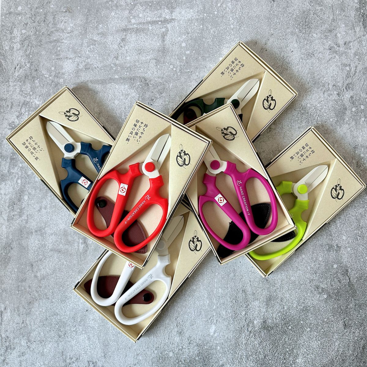 Japanese Florist Scissors F-170 (White Blade) - Kamimoto