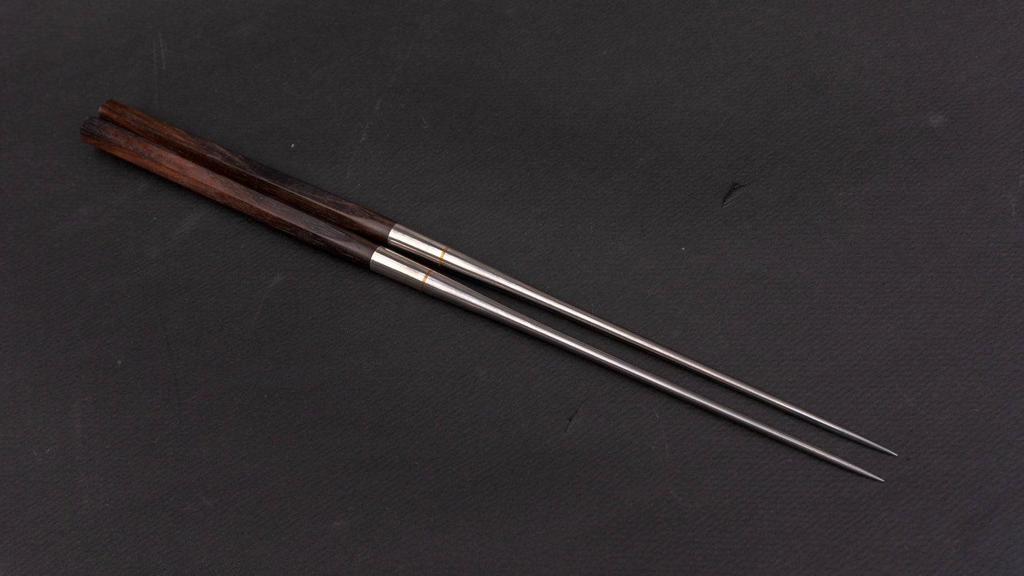 Ebony Moribashi Chopstick Hexagonal - Kamimoto