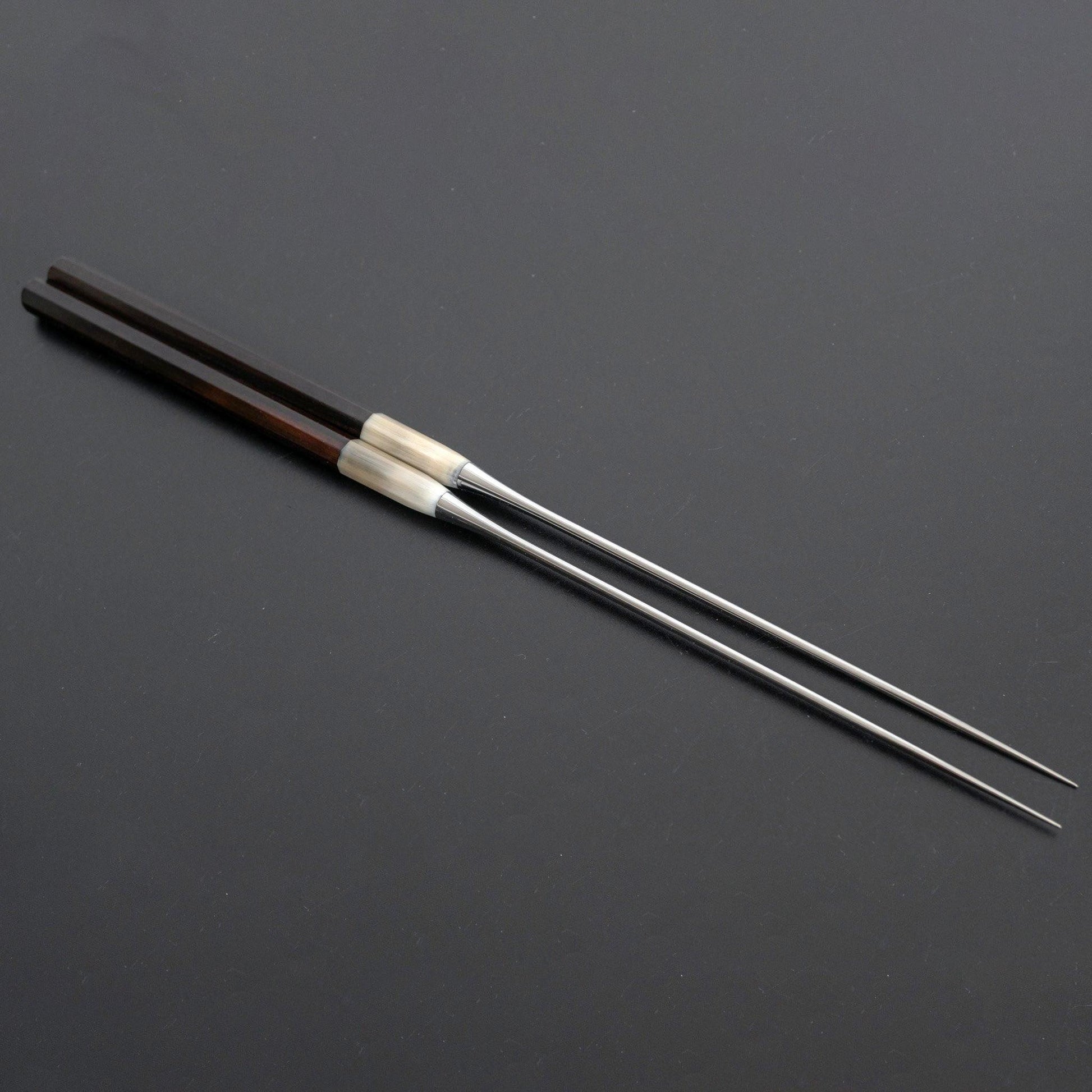 Taihei Custom Ebony Moribashi Chopstick 165mm Octagonal - Kamimoto