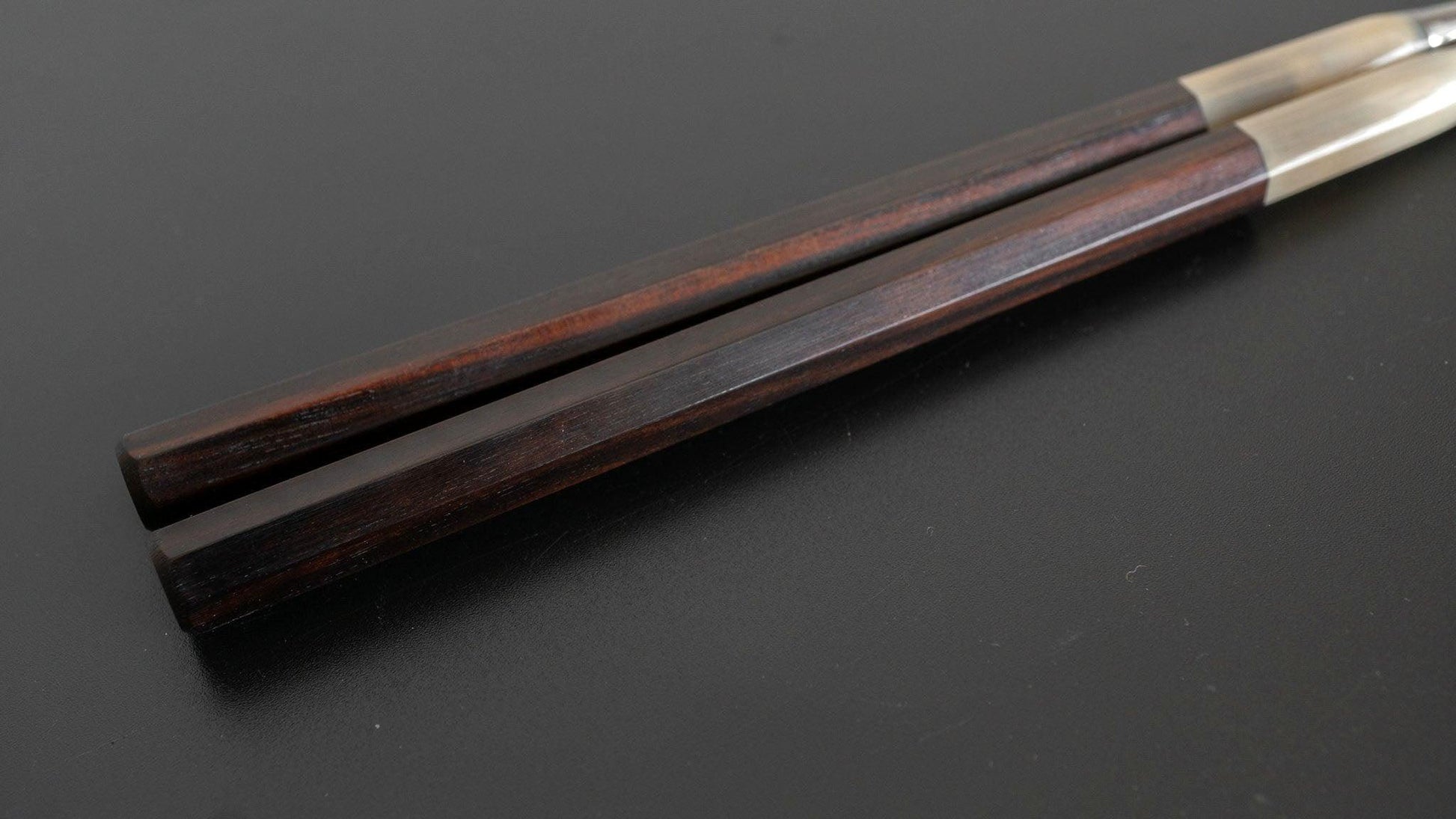 Taihei Custom Ebony Moribashi Chopstick 165mm Octagonal - Kamimoto