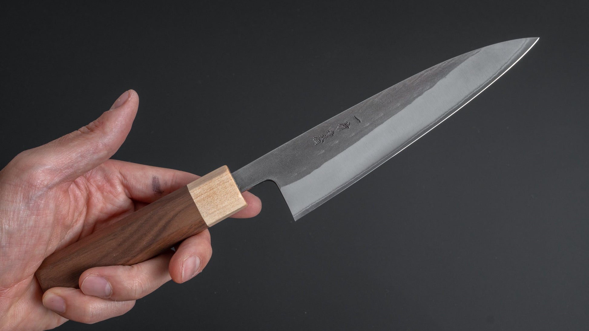 TD Blue #2 Stainless Clad Kurouchi Petty 150mm - Kamimoto