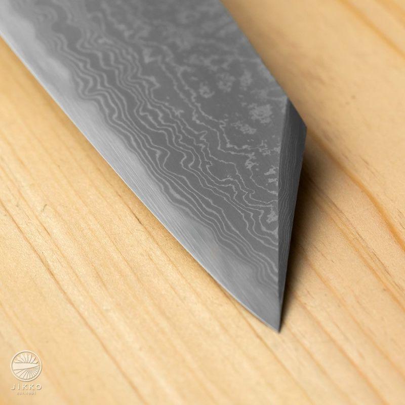 Jikko Blue #2 Damascus Kiritsuke Gyuto - Kamimoto