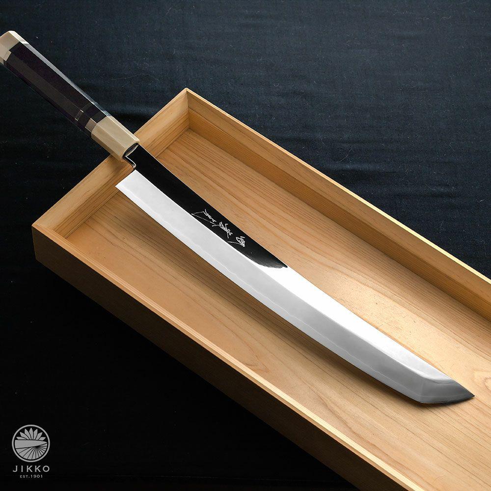 Jikko Ginsan Curved Sakimaru (stainless steel / mirror) - Kamimoto