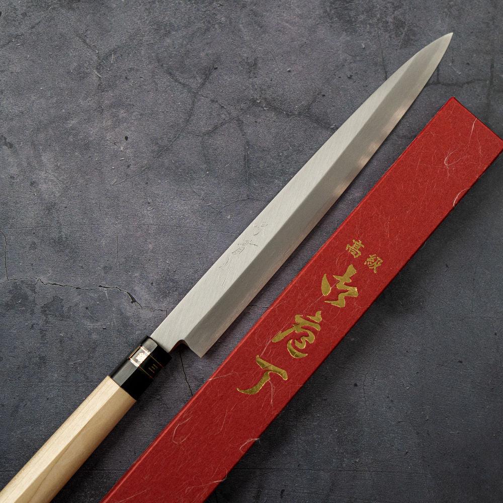 Jikko Shoren Ginsan Yanagiba (stainless steel) - Kamimoto