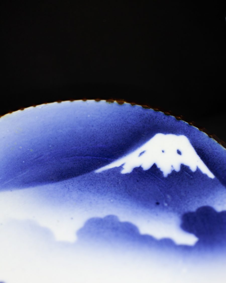 platter japan fuji porcelain